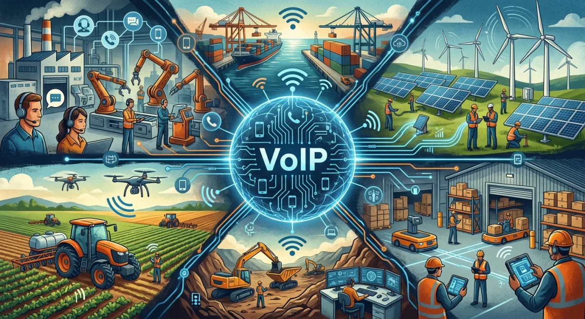 VoIP برای صنایع: راهنمای کامل سیستم تلفن IP
