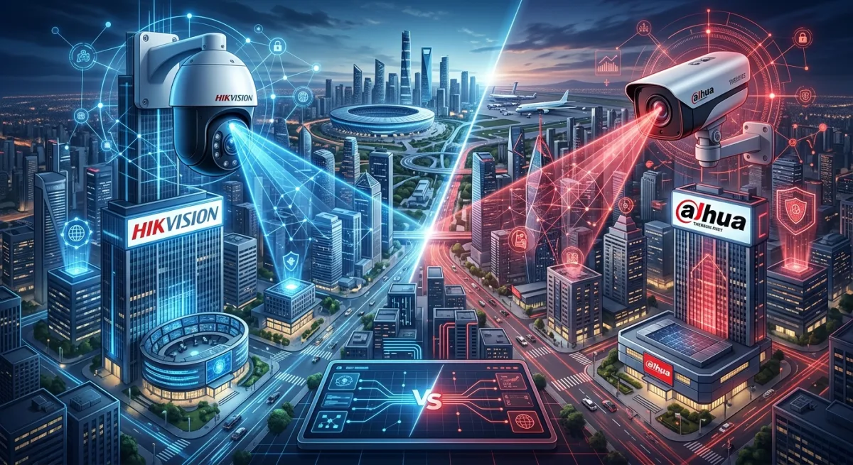 Hikvision در برابر Dahua: کدام برند برای پروژه شما بهتر است؟